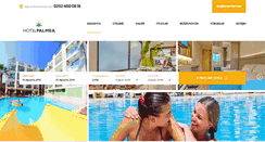 Desktop Screenshot of palmeahotel.com